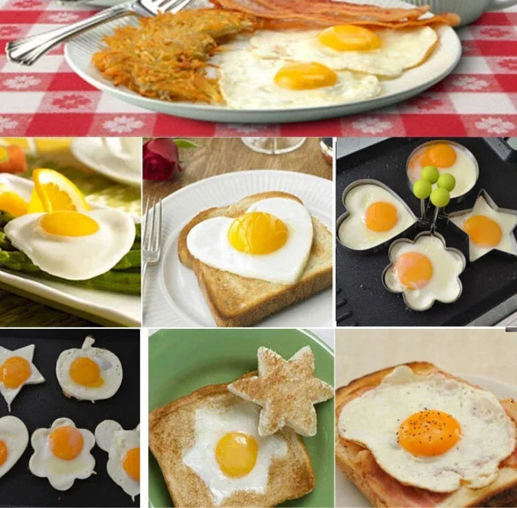 Heart-Shaped Egg and Pancake Mold