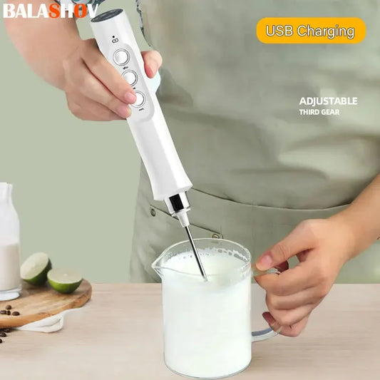Electric Milk Frother — Café Foam at Home