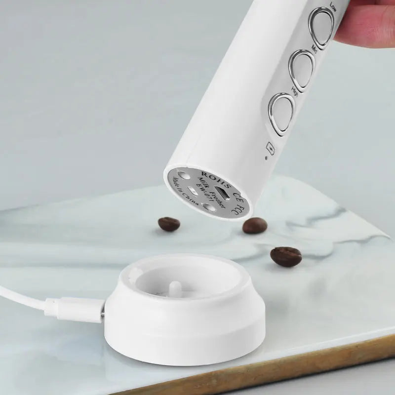 Electric Milk Frother — Café Foam at Home