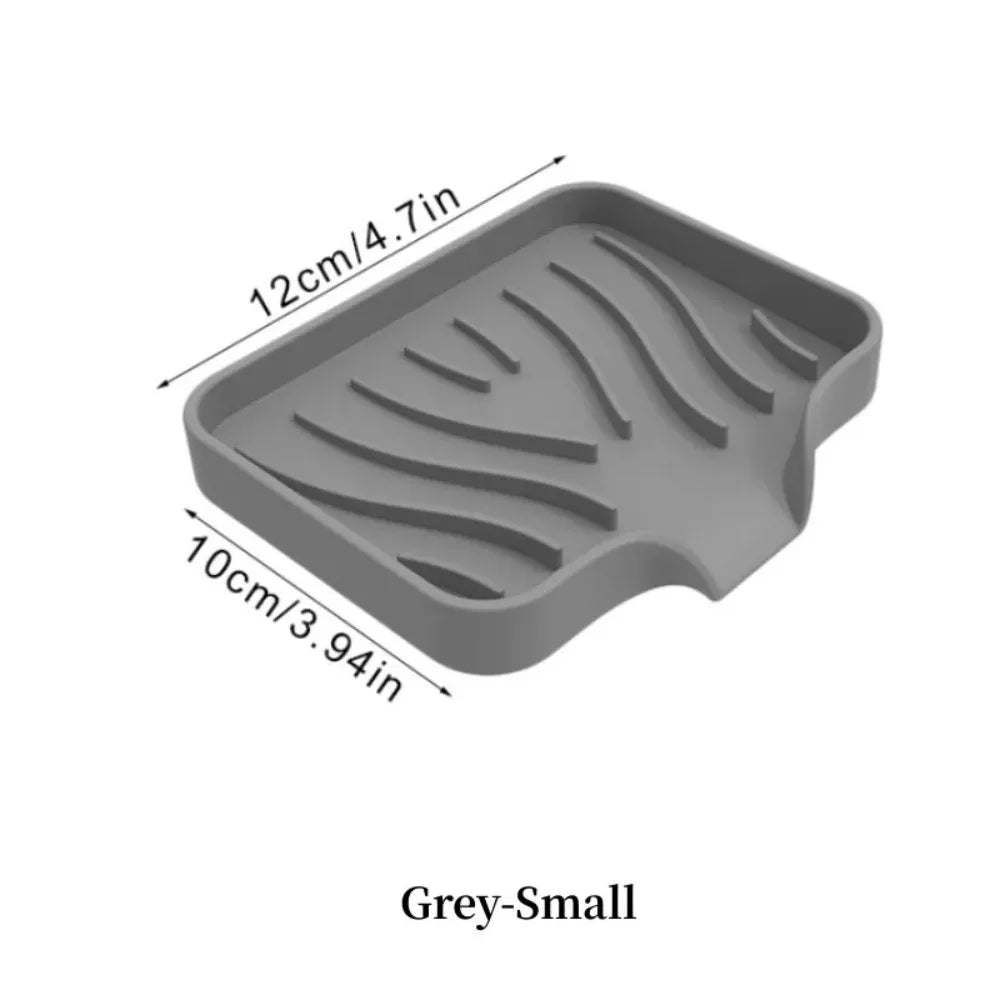 Silicone Countertop Splash Guard & Sponge Tray